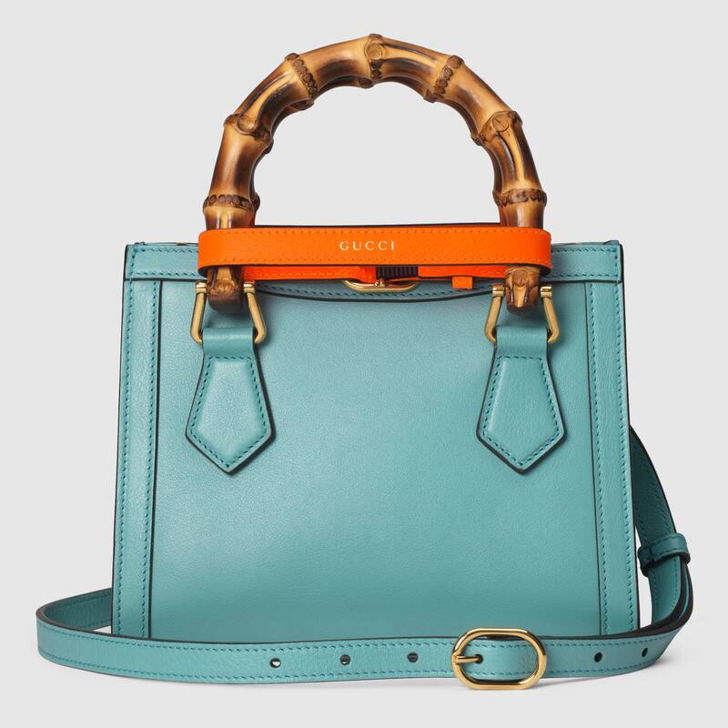 Gucci Diana Mini Tote Bag Shoulder Bag 655661 Light blue